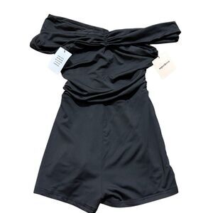 SUPERDOWN black off the shoulder romper size XS